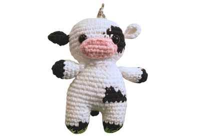 Bóínín Crochet Cow Charm