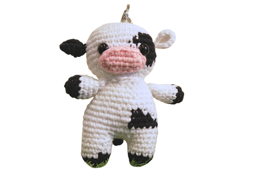 Bóínín Crochet Cow Charm